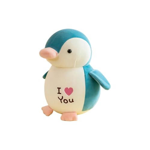 Luckywaqng Penguin Stuffed Animal Valentines Day 9.8in Cute Penguin Plush Doll Toys for Girl Hugging Valentines Day Dolls Puppen (BU1, One Size) von Luckywaqng