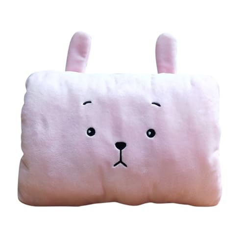 Luckywaqng Saint Kids Pillow Fuzzy Pillow Cases Cute Animal Friends Soft Pillow for Kids Beds and Nap Time Hand Warmer Winter Throw Pillow Plüschfigur (A, S) von Luckywaqng