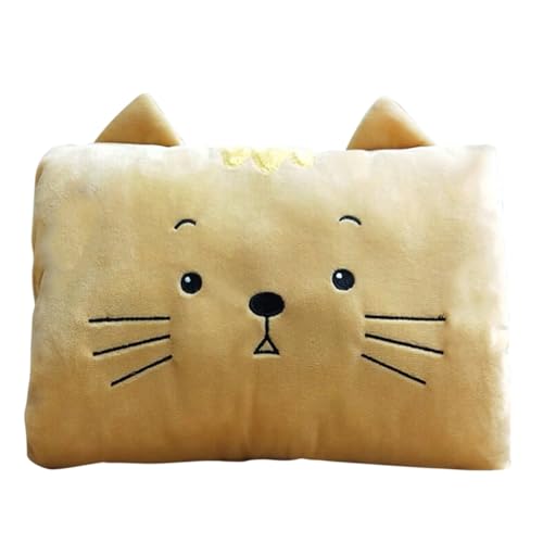 Luckywaqng Saint Kids Pillow Fuzzy Pillow Cases Cute Animal Friends Soft Pillow for Kids Beds and Nap Time Hand Warmer Winter Throw Pillow Plüschfigur (C, S) von Luckywaqng