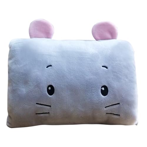 Luckywaqng Saint Kids Pillow Fuzzy Pillow Cases Cute Animal Friends Soft Pillow for Kids Beds and Nap Time Hand Warmer Winter Throw Pillow Plüschfigur (D, S) von Luckywaqng