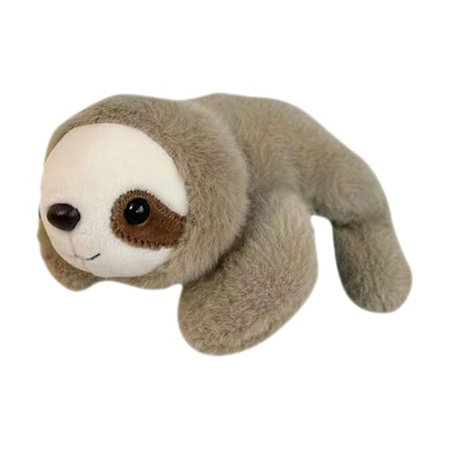 Luckywaqng Sloth Stuffed Animals for Adults & Kids & Baby Large Brown Sloth Weighted Animals Plush Cute Weighted Stuffy Toy As 15 cm (A, S) von Luckywaqng