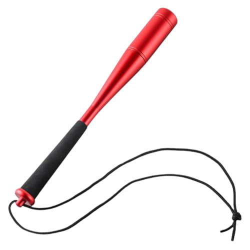 Luckywaqng Spring Park Fishing Priest Fish Whacker Fish Bat Portable Multifunctional Aluminium Alloy Fish Whacker Fly Fishing Bat Tool with Eva Handle Schwimmer Für Schwimmbecken (Red, One Size) von Luckywaqng