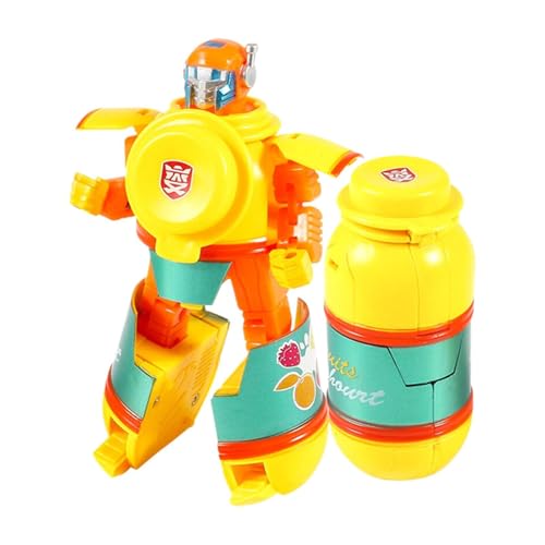 Luckywaqng Transforming Robot Toys Hamburger French Fries & More Early Educational Brain for Kids & Adults Multicolor Bit ProgrammierRoboter Experimentierkasten (C, One Size) von Luckywaqng