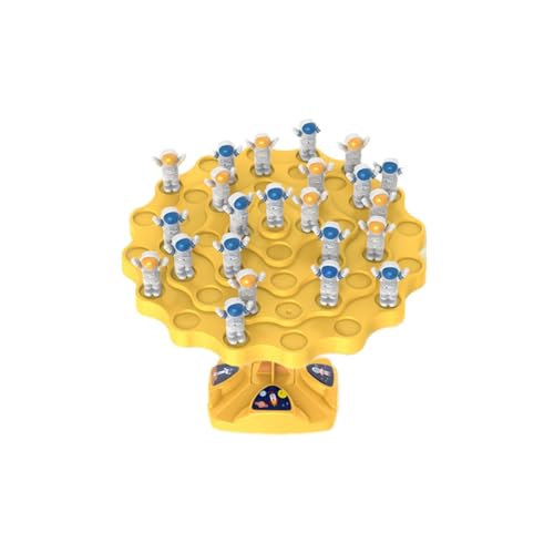 Luckywaqng Tree Board Game Astronaut Board Toy Astronaut Games Tabletop Puzzle Game for Children Kids Kleinkindspielzeug Für Mädchen (Yellow, One Size) von Luckywaqng