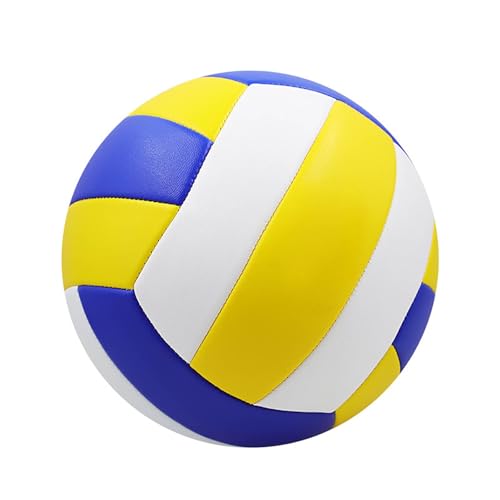 Luckywaqng Volleyball Competition Volleyball Size 5 for Beach Outdoor Indoor Fernrohr (Yellow, One Size) von Luckywaqng