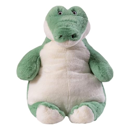 Luckywaqng Weighted Stuffed Animals 17" Weighted Plush Toy Large Weighted Plush Animal Pillow for Boys and Girls Babyspielzeug (Green, One Size) von Luckywaqng