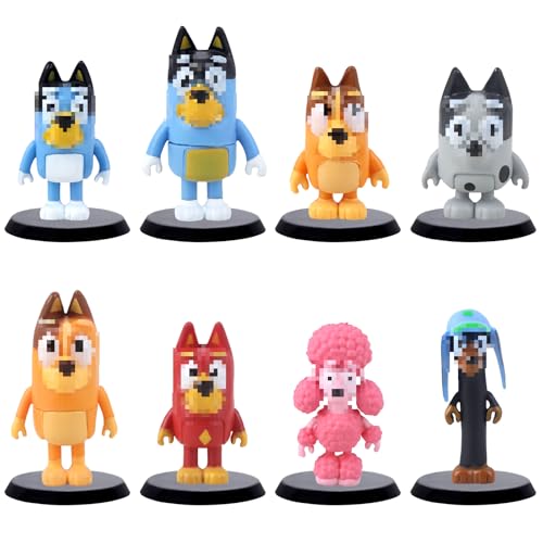 BLY1 Tortendeko, Kuchen Deko, Spielzeug Set, Minifiguren, Tortendekoration Geschenke Mitgebsel Kindergeburtstag Party Dekoration Geburtstag Tortenfiguren Für MäDchen Junge Happy Birthday Cake Topper von Luclay