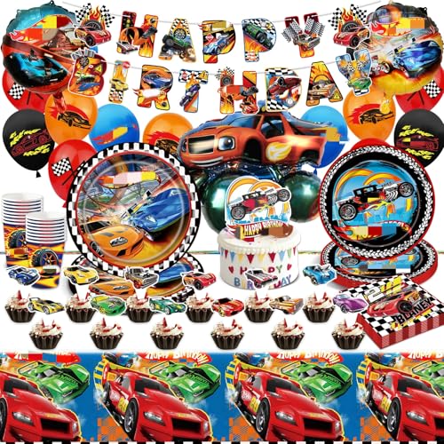 Geburtstag Party Geschirr Deko Rennauto- 99Pcs Car Ballons Pappteller Tischdecke Banner Geburtstags Birthday Foilballons Cake Topper Tableware Supplies Servietten Tassen Kindergeburtstag Junge Mädchen Geburtstag Party Geschirr Deko Rennauto- 99Pcs Car Ballons Pappteller Tischdecke Banner Geburtstags Birthday Foilballons Cake Topper Tableware Supplies Servietten Tassen Kindergeburtstag Junge Mädchen von Luclay