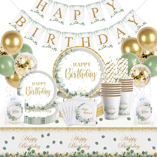 Geburtstag Party Geschirr Deko Wizard Kinder-81Pcs Hary Ballons Pappteller Tischdecke Banner Geburtstags Birthday Cake Topper Tableware Supplies Servietten Tassen Für Kindergeburtstag Junge Mädchen von Luclay