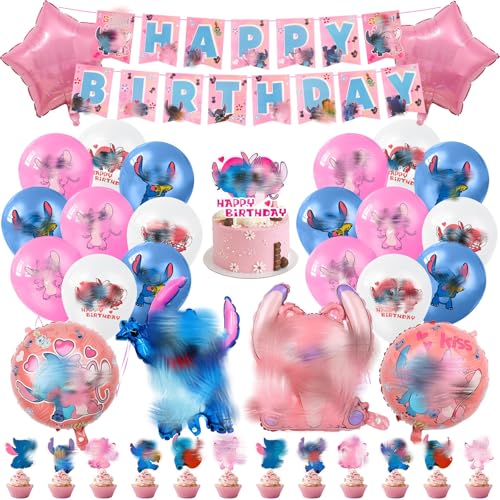 Geburtstagsdeko Luftballons- 50Pcs Folienballon Kindergeburtstag Geburtstagsdeko Party Heliumballon Ballon Cake Toppers Happy Birthday Banner für Mädchen Junge Geburtstags Babyparty Party Zubehör Geburtstagsdeko Luftballons- 50Pcs Folienballon Kindergeburtstag Geburtstagsdeko Party Heliumballon Ballon Cake Toppers Happy Birthday Banner für Mädchen Junge Geburtstags Babyparty Party Zubehör von Luclay