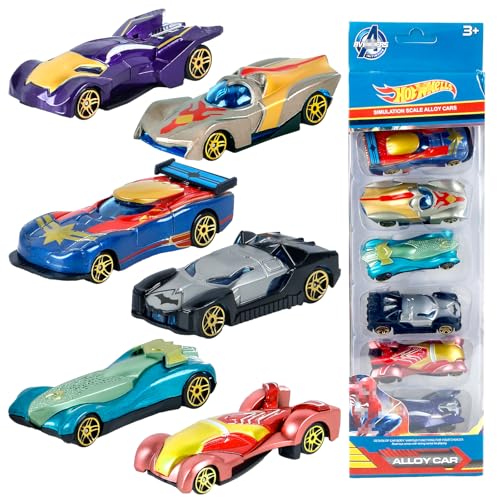 Luclay Spielzeugauto Set Wheels- 6 Stück Spielzeug Kinder Metall Mini Die Cast Modellauto Mini Cars Spielzeug Kleine Fahrzeuge Car Toys Geburtstag Weihnachten Ostern Geschenke Jungen Mädchen Kinder Luclay Spielzeugauto Set Wheels- 6 Stück Spielzeug Kinder Metall Mini Die Cast Modellauto Mini Cars Spielzeug Kleine Fahrzeuge Car Toys Geburtstag Weihnachten Ostern Geschenke Jungen Mädchen Kinder von Luclay