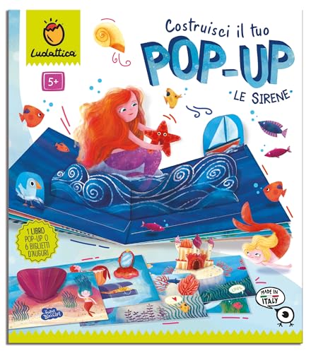 Ludattica | Erstellen Sie Ihre eigene Pop-Up Meerjungfrau | Kreatives Pop-Up-Set für Kinder 5+ | Erstellen Sie Grußkarten und dreidimensionales Pop-Up-Buch | kreatives Spiel für Jungen und Mädchen | Ludattica | Erstellen Sie Ihre eigene Pop-Up Meerjungfrau | Kreatives Pop-Up-Set für Kinder 5+ | Erstellen Sie Grußkarten und dreidimensionales Pop-Up-Buch | kreatives Spiel für Jungen und Mädchen | von Ludattica