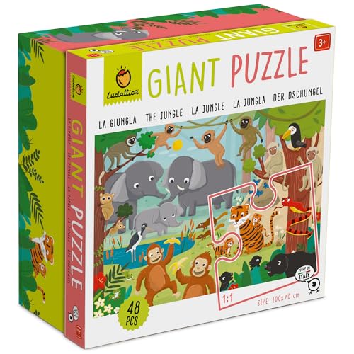 Ludattica Giant Puzzle 48 Pcs Jungle Official Merchandising Ludattica Giant Puzzle 48 Pcs Jungle Official Merchandising von Ludattica