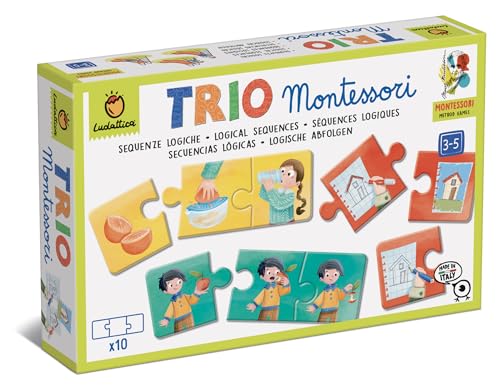 Ludattica - MONTESSORI SPIELE - Montessori Trio Entdecken Sie die logischen Sequenzen "Vorher und Nachher" mit der Montessori-Methode! Lernspiel 3-5 Jahre - Made in Italy Ludattica - MONTESSORI SPIELE - Montessori Trio Entdecken Sie die logischen Sequenzen "Vorher und Nachher" mit der Montessori-Methode! Lernspiel 3-5 Jahre - Made in Italy von Ludattica