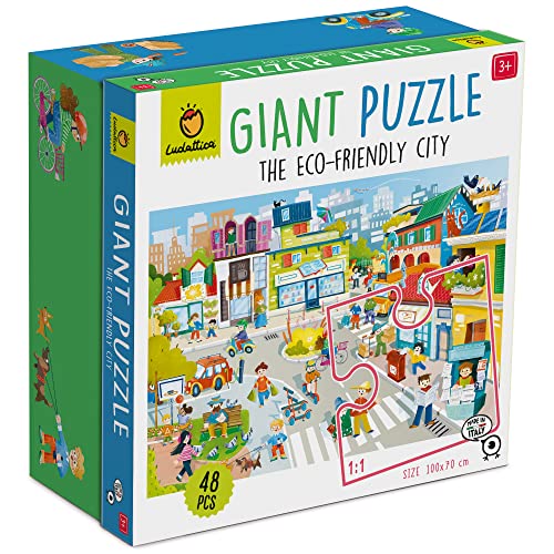 Ludattica - Riesenpuzzle 48 Maxi Teile - Die umweltfreundliche Stadt Ludattica - Riesenpuzzle 48 Maxi Teile - Die umweltfreundliche Stadt von Ludattica