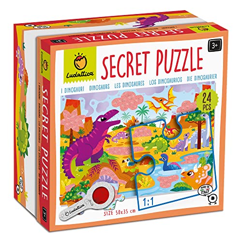 Ludattica Secret Puzzle 24 Pcs Dinosaurs Official Merchandising Ludattica Secret Puzzle 24 Pcs Dinosaurs Official Merchandising von Ludattica