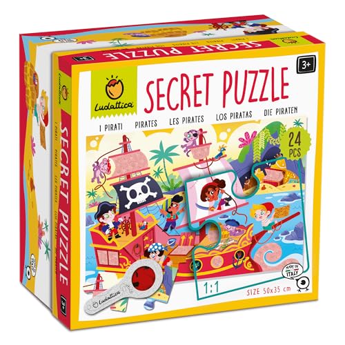 Ludattica Secret Puzzle 24 Pcs Pirates Official Merchandising Ludattica Secret Puzzle 24 Pcs Pirates Official Merchandising von Ludattica