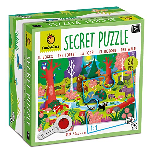 Ludattica Secret Puzzle 24 Pcs The Forest Official Merchandising von Ludattica
