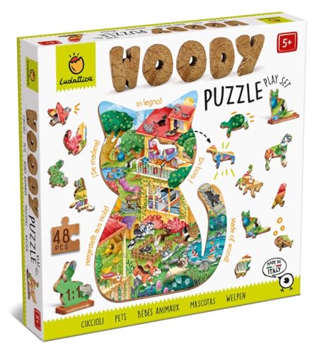 Ludattica - Woody Puzzle - Welpen Ludattica - Woody Puzzle - Welpen von Ludattica