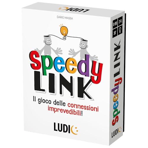 LUDIC - Der Wortschatz - Das Spiel der Bedeutungen der Wörter - Gesellschaftsspiel 5-8 Spieler, Jahre 10+, Ein Lexikon-Spiel und sprachliche Kreativität für die ganze Familie - Made in Italy | IT61404 von Ludic