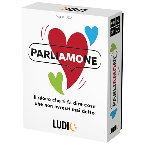 Ludic - ParliAMOne - Das Spiel, das den Dialog und das Teilen anregt - für 3 bis 6 Spieler, Jahre 8+, EIN Gesellschaftsspiel für die ganze Familie - Made in Italy | IT60988 von Ludic