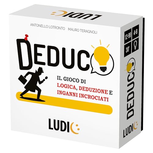 LUDIC - FantaName - Namen, Dinge und Fantasie!! - Gesellschaftsspiel 2-6 Spieler, Jahre 10+, EIN Spiel mit Logik, seitlichem Denken und Beobachtung für die ganze Familie - Made in Italy | IT61411 von Ludic
