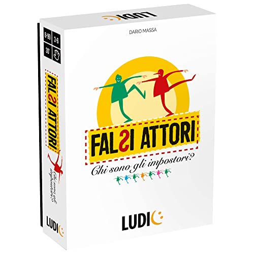 Ludic Falsche Schauspieler Wer Sind Die Betrüger? It53504 Gesellschaftsspiel Für Die Familie Für 2-6 Spieler Made In Italy von Ludic