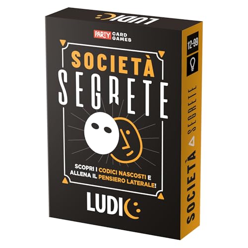 Ludic - Geheimgesellschaft - Entdecke versteckte Codes und trainiere das seitliche Denken! - Gesellschaftsspiel 2-6 Spieler, 8+, EIN Kartenspiel für die ganze Familie | IT59933 Ludic - Geheimgesellschaft - Entdecke versteckte Codes und trainiere das seitliche Denken! - Gesellschaftsspiel 2-6 Spieler, 8+, EIN Kartenspiel für die ganze Familie | IT59933 von Ludic