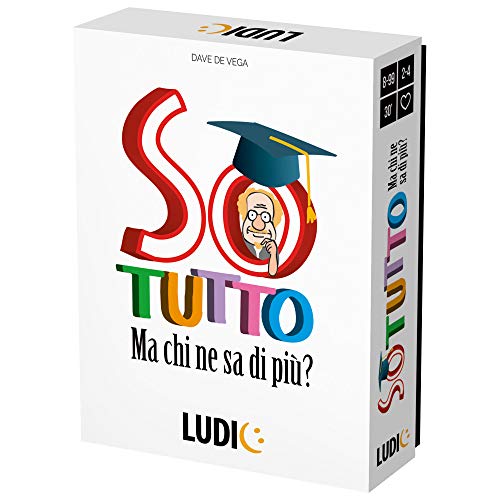 Ludic Ich weiß Alles, Aber wer weiß mehr? It27767 Gesellschaftsspiel für die Familie für 2-4 Spieler, Made in Italy von Headu