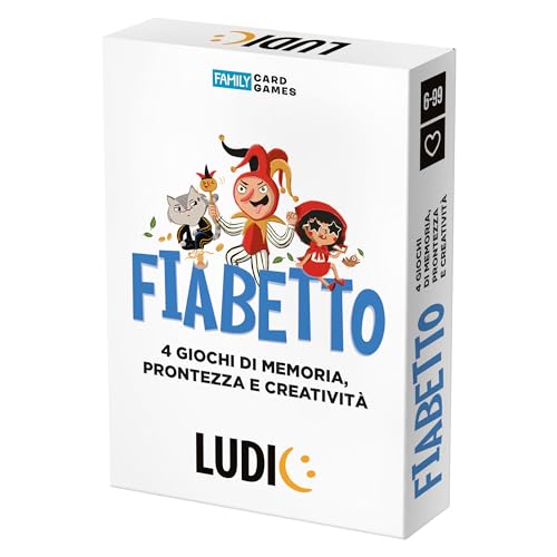 Ludic Märchen 4 Spiele Speicher, bereitschaft und kreativität IT58813 gesellschaftsspiel Reise Format für 2+ Spieler von Ludic