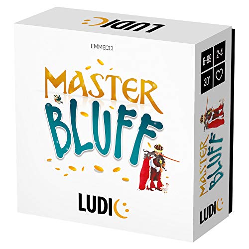 Ludic - MasterBluff Gesellschaftsspiel für die ganze Familie, Mehrfarbig von Ludic