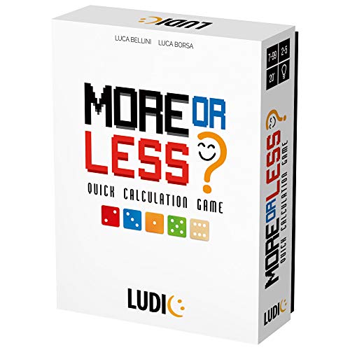 Ludic - More or Less? - Gesellschaftsspiel für die ganze Familie, Mehrfarbig von Ludic