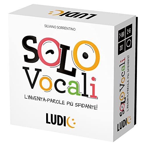 Ludic Solo Vocali L'Erfinder-Parole It53443 Gesellschaftsspiel für die Familie für 2-6 Spieler, hergestellt in Italien Ludic Solo Vocali L'Erfinder-Parole It53443 Gesellschaftsspiel für die Familie für 2-6 Spieler, hergestellt in Italien von Ludic