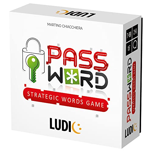 Ludic Passwort Strategisches Wortspiel Mu55409 Gesellschaftsspiel Für die Familie Für 2-6 Spieler Made in Italy von Ludic