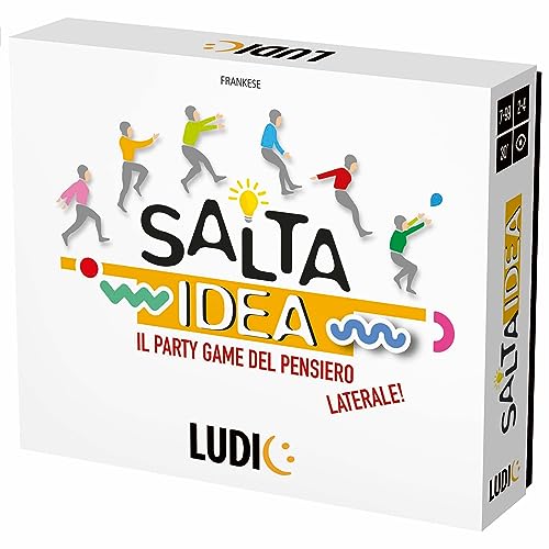 Ludic Saltaidea It57311 Partyspiel für die Familie für 3-4 Spieler, hergestellt in Italien von Headu