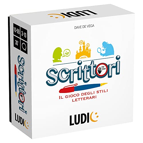 Ludic - Schriftsteller Gesellschaftsspiel für die ganze Familie 10-99 Jahre von Ludic