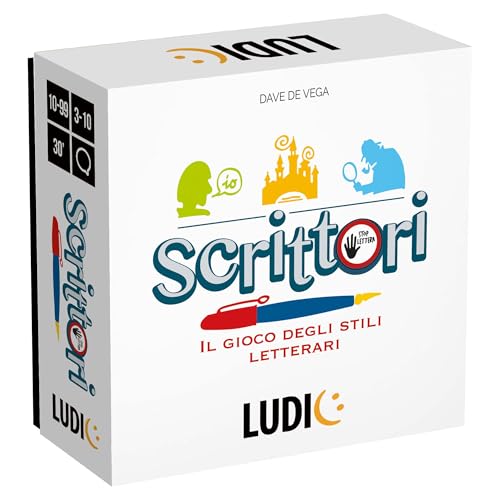 Ludic - Schriftsteller Gesellschaftsspiel für die ganze Familie 10-99 Jahre von Ludic