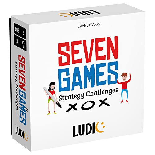 Ludic Seven Games Strategiespiele Mu25916 Gesellschaftsspiel für die Familie für 2 Spieler, Made in Italy Ludic Seven Games Strategiespiele Mu25916 Gesellschaftsspiel für die Familie für 2 Spieler, Made in Italy von Ludic