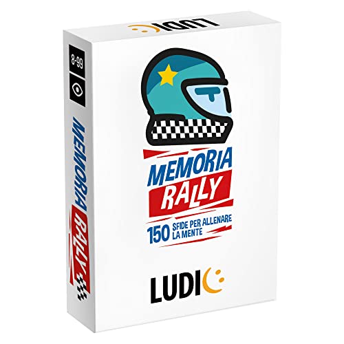 Headu Ludic Rallye-Speicher 150 Herausforderungen zum Trainieren des Geistes It54136 Gesellschaftsspiel Format Reisen für 1 Spieler von Ludic
