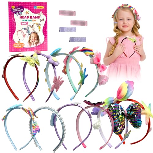 Ludihive Haarreifen Selber Machen Mädchen, Bastelset Mädchen, Haarreifen Mädchen, Haarreifen Bastelset Kinder, Mädchen Haar-Accessoires-Making Kit, Mode DIY Haarschmuck Mädchen Ludihive Haarreifen Selber Machen Mädchen, Bastelset Mädchen, Haarreifen Mädchen, Haarreifen Bastelset Kinder, Mädchen Haar-Accessoires-Making Kit, Mode DIY Haarschmuck Mädchen von Ludihive