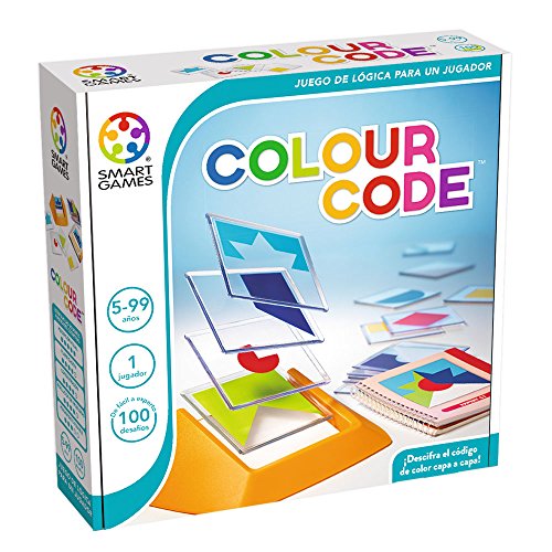 Smart Games-SG090ES Colour Code (Spanisch), Miscelanea (81115), Farbe/Modell sortiert von SmartGames