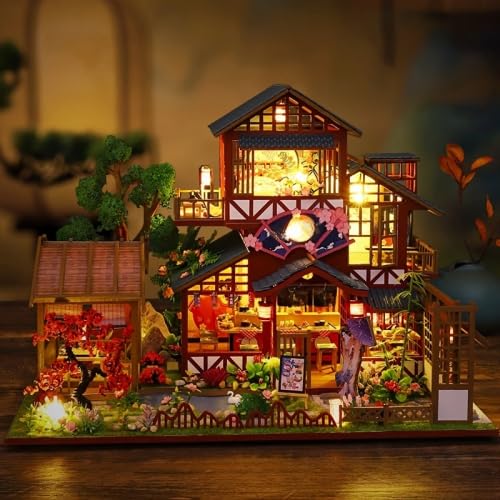DIY Miniatur – Traditionelles Japanisches Haus (34 x 26 x 25 cm) von Ludistri