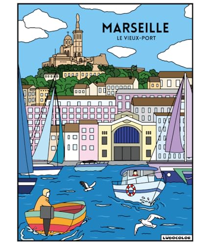 LudoColor - Velourstafel zum Ausmalen Marseille von LudoColor