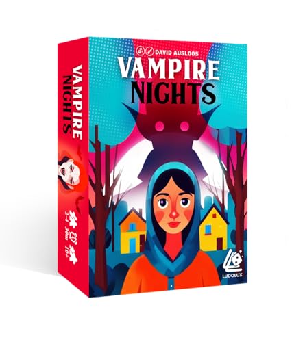 Ludolux Vampire Nights - für 2-4 Spieler - ab 10 Jahren - Brettspiel - Familienspiel - Gesellschaftsspiel - leichte Regeln, einfacher Einstieg, stundenlanger Spaß von Ludolux