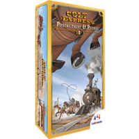 ASMODEE 217672 Ludonaute Colt Express 1. Erweiterung Postkutsche und Pferde von Ludonaute