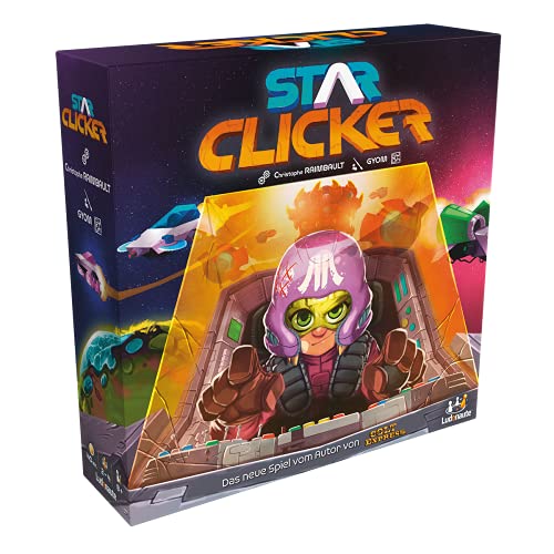 Asmodee | Ludonaute | Star Clicker | Familienspiel | Brettspiel | 2-4 Spieler | Ab 8+ Jahren | 40+ Minuten | Deutsch von Ludonaute
