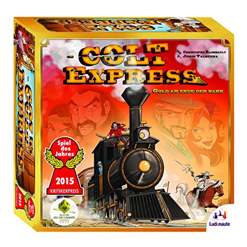Ludonaute, Colt Express, Grundspiel, Familienspiel, Spiel des Jahres 2015, 2-6 Spieler, Ab 10+ Jahren, 40+ Minuten, Deutsch Ludonaute, Colt Express, Grundspiel, Familienspiel, Spiel des Jahres 2015, 2-6 Spieler, Ab 10+ Jahren, 40+ Minuten, Deutsch von Ludonaute