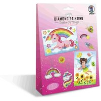 URSUS Kinder-Bastelsets Diamond Painting Creative Set Magic, 2er Karten von Ludwig Bähr