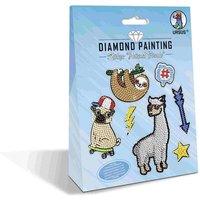 URSUS Kinder-Bastelsets Diamond Painting Sticker Animal Friends, 2er Bogen von Ludwig Bähr