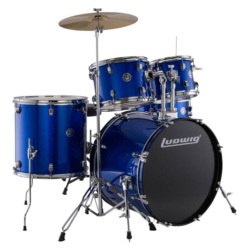 Ludwig Accent DRIVE 22" Blue Complete Set Schlagzeug von Ludwig